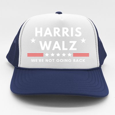 Harris Walz 2024 For President Patriotic Kamala Waltz 2024 Gift Trucker Hat