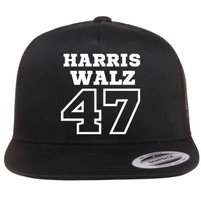 Harris Walz 2024 Campaign For President Harris Waltz Flat Bill Trucker Hat