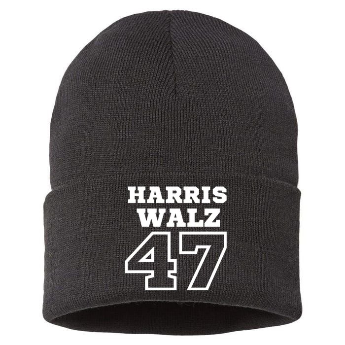 Harris Walz 2024 Campaign For President Harris Waltz Sustainable Knit Beanie