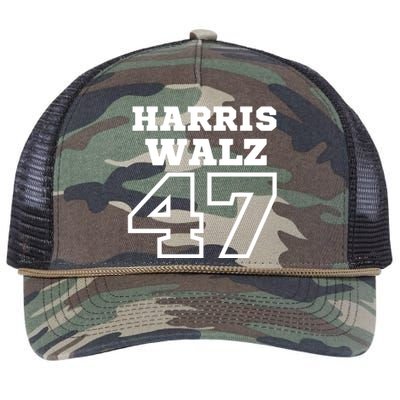 Harris Walz 2024 Campaign For President Harris Waltz Retro Rope Trucker Hat Cap