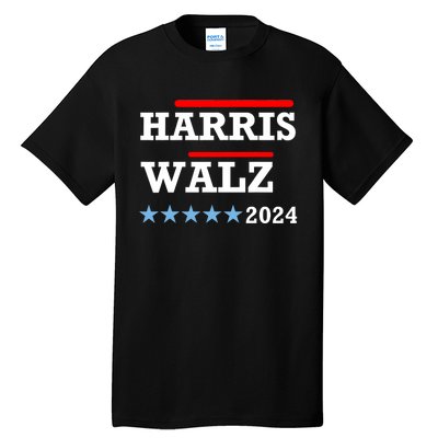 Harris Waltz 2024 Election Kamala Harris Tim Waltz 2024 Tall T-Shirt