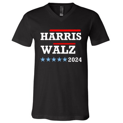 Harris Waltz 2024 Election Kamala Harris Tim Waltz 2024 V-Neck T-Shirt