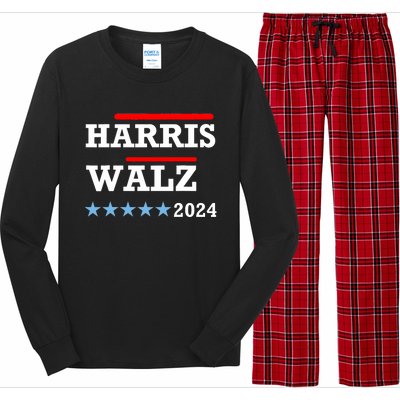 Harris Waltz 2024 Election Kamala Harris Tim Waltz 2024 Long Sleeve Pajama Set