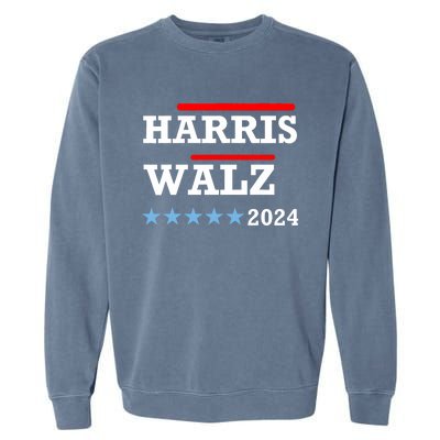 Harris Waltz 2024 Election Kamala Harris Tim Waltz 2024 Garment-Dyed Sweatshirt