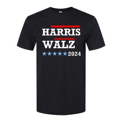 Harris Waltz 2024 Election Kamala Harris Tim Waltz 2024 Softstyle CVC T-Shirt