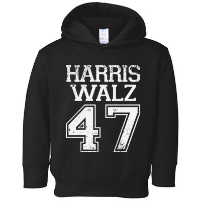 Harris Walz 2024 Campaign For President Harris Waltz Vintage Gift Toddler Hoodie