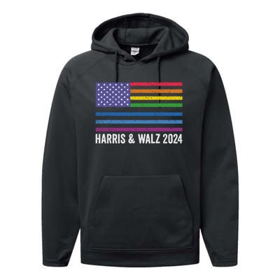 Harris Waltz 2024 Election Kamala Harris Tim Waltz 2024 Performance Fleece Hoodie