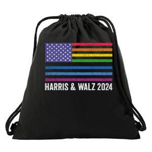 Harris Waltz 2024 Election Kamala Harris Tim Waltz 2024 Drawstring Bag