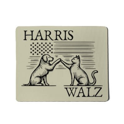 Harris Walz 2024 President American Flag Kamala Harris Waltz Gift Mousepad