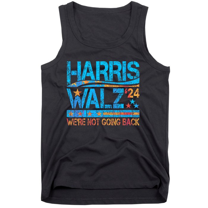 Harris Waltz 2024 Election Kamala Harris Tim Waltz 2024 Vintage Design Tank Top