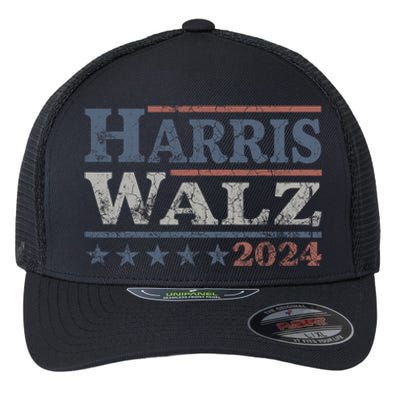 Harris Walz 2024 Election Kamala Harris Tim Waltz 2024 Flexfit Unipanel Trucker Cap