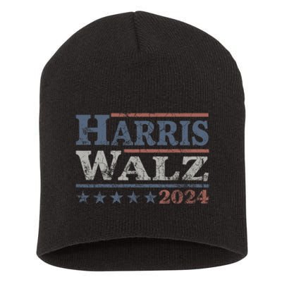 Harris Walz 2024 Election Kamala Harris Tim Waltz 2024 Short Acrylic Beanie