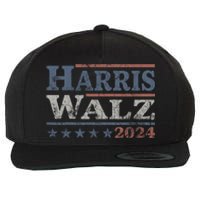 Harris Walz 2024 Election Kamala Harris Tim Waltz 2024 Wool Snapback Cap