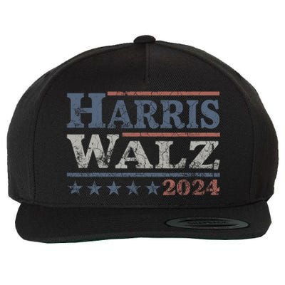 Harris Walz 2024 Election Kamala Harris Tim Waltz 2024 Wool Snapback Cap