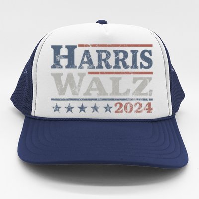 Harris Walz 2024 Election Kamala Harris Tim Waltz 2024 Trucker Hat