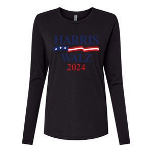 Harris Walz 2024 Waltz Usa Gift Womens Cotton Relaxed Long Sleeve T-Shirt