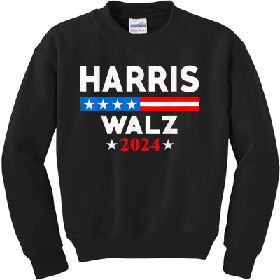 Harris Waltz 2024 Election Kamala Harris Tim Waltz 2024 Kids Sweatshirt