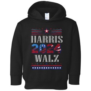 Harris Walz 2024 Kamala Harris Tim Walz President Democratic Premium Toddler Hoodie