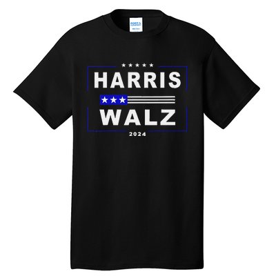 Harris Waltz 2024 President Election Kamala Harris Tim Waltz Tall T-Shirt