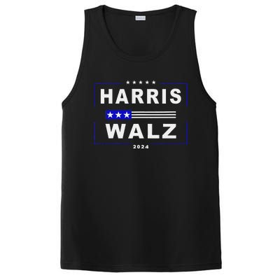 Harris Waltz 2024 President Election Kamala Harris Tim Waltz PosiCharge Competitor Tank