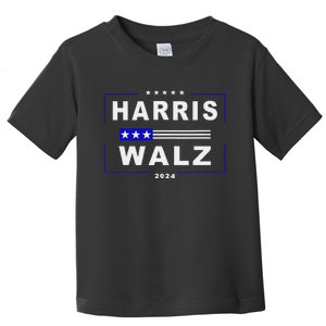 Harris Waltz 2024 President Election Kamala Harris Tim Waltz Toddler T-Shirt