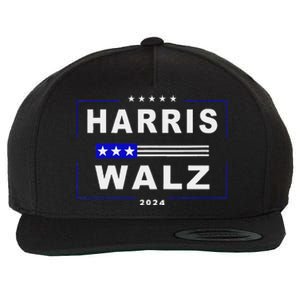 Harris Waltz 2024 President Election Kamala Harris Tim Waltz Wool Snapback Cap