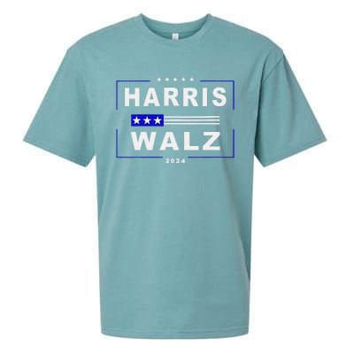 Harris Waltz 2024 President Election Kamala Harris Tim Waltz Sueded Cloud Jersey T-Shirt