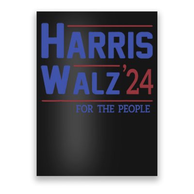 Harris Walz 2024 Kamala Harris 2024 Tim Walz 2024 Usa Fla Poster