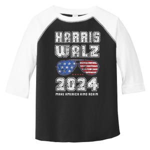 Harris Walz 2024 Make America Kind Again Harris Waltz Premium Toddler Fine Jersey T-Shirt