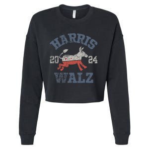 Harris Waltz 2024 Election Kamala Harris Tim Waltz 2024 Cropped Pullover Crew