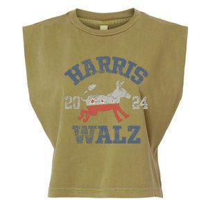 Harris Waltz 2024 Election Kamala Harris Tim Waltz 2024 Garment-Dyed Women's Muscle Tee