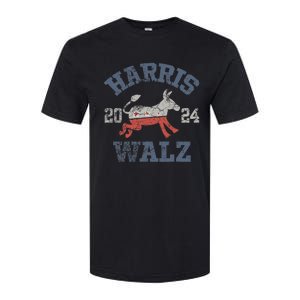 Harris Waltz 2024 Election Kamala Harris Tim Waltz 2024 Softstyle CVC T-Shirt