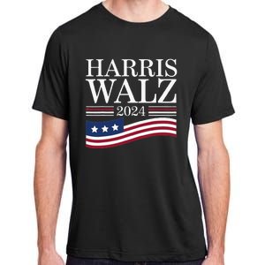 Harris Waltz 2024 Election Funny Kamala Harris Tim Walz 2024 Adult ChromaSoft Performance T-Shirt