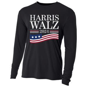 Harris Waltz 2024 Election Funny Kamala Harris Tim Walz 2024 Cooling Performance Long Sleeve Crew