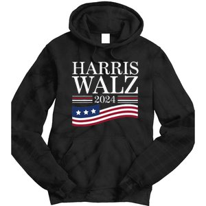 Harris Waltz 2024 Election Funny Kamala Harris Tim Walz 2024 Tie Dye Hoodie