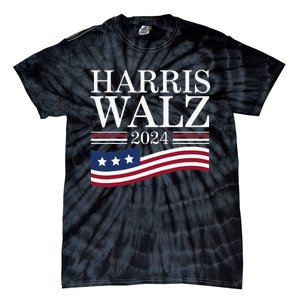 Harris Waltz 2024 Election Funny Kamala Harris Tim Walz 2024 Tie-Dye T-Shirt