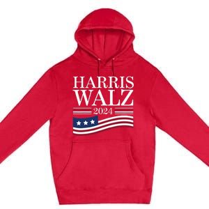 Harris Waltz 2024 Election Funny Kamala Harris Tim Walz 2024 Premium Pullover Hoodie