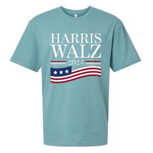 Harris Waltz 2024 Election Funny Kamala Harris Tim Walz 2024 Sueded Cloud Jersey T-Shirt