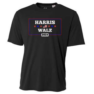 Harris Waltz 2024 Election Kamala Harris Tim Waltz President Cooling Performance Crew T-Shirt