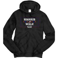 Harris Waltz 2024 Election Kamala Harris Tim Waltz President Tie Dye Hoodie