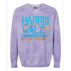 Harris Waltz 2024 Election Kamala Harris Tim Waltz 2024 Colorblast Crewneck Sweatshirt