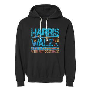 Harris Waltz 2024 Election Kamala Harris Tim Waltz 2024 Garment-Dyed Fleece Hoodie