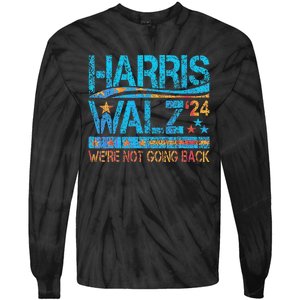 Harris Waltz 2024 Election Kamala Harris Tim Waltz 2024 Tie-Dye Long Sleeve Shirt