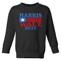 Harris Waltz 2024 Election Kamala Harris Tim Waltz 2024 Election Toddler Sweatshirt