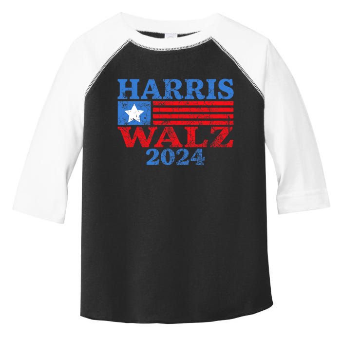 Harris Waltz 2024 Election Kamala Harris Tim Waltz 2024 Election Toddler Fine Jersey T-Shirt