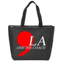 Harris Walz 2024 Comma La And The Coach Zip Tote Bag