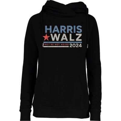 Harris | Walz | 2024 | Kamala Harris | Tim Walz | Not Weird Womens Funnel Neck Pullover Hood