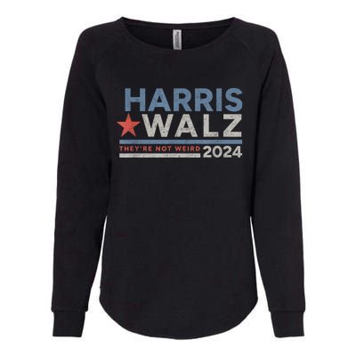 Harris | Walz | 2024 | Kamala Harris | Tim Walz | Not Weird Womens California Wash Sweatshirt