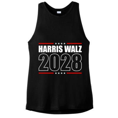 Harris Waltz 2028 Kamala Harris 2028 Tim Waltz For President Cool Gift Ladies PosiCharge Tri-Blend Wicking Tank