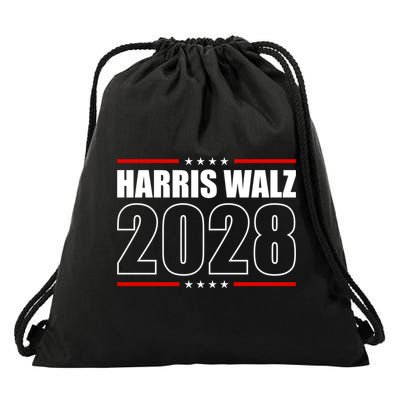 Harris Waltz 2028 Kamala Harris 2028 Tim Waltz For President Cool Gift Drawstring Bag